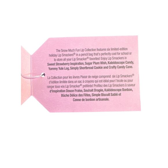 Vintage Bonne Bell Lip Smacker Snow Much Fun Lip Balm Set 6 Flavors w/Zip Pouch - Picture 6 of 8